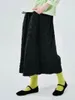 Женские штаны Imakokoni 2024 Spring Style Cut Цветочная трехмерная юбка текстуры свободная обычная 244553