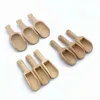 3pcs Mini деревянные сочки для ванны соляная ложка конфетки для кухонной посуды - 2,3x7,6 см 2,5x8,1 см 3x7,8 см.
