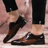 SURET Buty jesienne-sprężynowe tańczące męskie sukienki męskie sukienki Eleganckie niebieskie granatowe buty trampki sportowe zapato