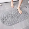 Bath Mats Non-slip Bathroom Mat Safety Shower Plastic Massage Pad Carpet Floor Suction Cup