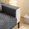 Coperture per sedie per sedia inverno inverno morbido morbido divano trapunta di divani a forma a L a forma di plini corta peluche non slip divano