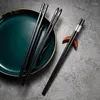 Chopsticks 5Pairs/Set Japanese Non-Slip Korean Home El Restaurant Portable Healthy Stick For Sushi