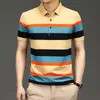 Camicia da golf da golf da golf da golf da golf da golf ricami di marca Business abbigliamento per abbigliamento da streetwear maschio maglietta a maniche corte 240410
