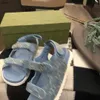 Brand Baby Sandals Letter Imprimir sapatos infantis Tamanho do preço 26-35, incluindo Box Dois Cors