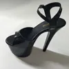 Chaussures habillées 7 pouces sexy clubbing talons hauts zip plateforme mode rome gladiator 17cm danseur exotique Sandales