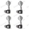 Cabos Um conjunto de 4pcs 5pcs 6pcs Chrome Bass Tuning Pegs Machine Heads Tuners para Bass Guitar Acessórios Parts Instrumento musical