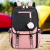 Sacs de rangement sac à dos scolaire pour adolescents pour les adolescentes pour femmes sac à dos avec USB charge sac de port 27l de grande capacité féminine