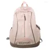 Backpack Japan moda moda harajuku de grande capacidade Ins inseto de casal neutro de casal neutro homens escolares