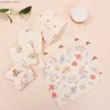 Bibs Burp Cloths 1pcs Pure Cotton Square Towel Newborn Baby Towel Dual-use Baby Bibs Childrens Handkerchief Triangle Feeding Y240415Y240417QLHU