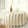 Table Cloth Round Pure Color Tablecloth High-grade Square_AN2959