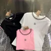 Women Tshirt miumiues designer designer luksusowy liter mody wydrukowany damski Tshirt Nowy wczesna wiosna krótka slved okrągła szyja