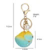 Keychains Lanyards Bohemian Shell Ocean Wind Starfish Pendant Keychain Alloy Craft Pendant Pearl Keyring Chain Diy Keychain Accessories