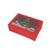 Embrulho de presente 12 PCs Box Christmas Box Treat Candy com suprimentos de festa de férias de janela