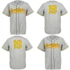 Gramitté personnalisée Station navale 1943 Jersey Road Men Women Youth Shirt 100% Cousue de broderie de baseball