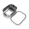 Bottiglie di stoccaggio Container Metal Compartment Lunchbox Acciaio inossidabile all'ingrosso 304