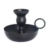 Держатели свечей контейнер ароматизированные опоры Tealight Vintage Black Outdoor Metal Bougeoir Gardencor