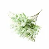 Kwiaty dekoracyjne sztuczne fałszywe rośliny odporne na Outdoor UV Faux Faux Plastic-Zielone Modna i prosta symulacja domu kwiat 2024