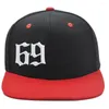 Ballkappen 6ix9ine Hip Hop Cap 69 Flat Bim Hut Mode Hüte für Männer Basketball Trend Baseball