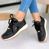 Scarpe casual donne sneaker causali sneakers estate da donna traspirante in maglia allacciata piattaforma sportiva designer