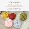 Pillow Knitting Yarn Throw Pillows Nordic Hairball Knotted Ball Solid Color Two Strand Rope Cute Home Decor