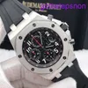 Highend AP nadgarstek Watch Royal Oak Offshore Series 42 mm kalendarz Red Devil Wampir Automatyczne mechaniczne zegarek mechaniczny Stal 26470st.OO.A101CR.01 Black Disc