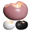 Candle Holders Egg Shaped Tea Lights Holder Cute Ceramic Unique Easter Scented Centerpieces For Home Party Decorations And