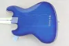 Guitar Factory Custom New 5 String Bass Gitarre Massive Aschenholz Körper zeigt transparent blaue natürliche Holz Getreide Elektrik Bass Gitarre 615