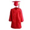 Vêtements Ensembles Kids Graduation Robe Suit Boys Girls Cap Set Children Kid Kid Toddler School Kindergarten