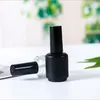 Storage Bottles 15ml Empty Nail Polish Glass Bottle 1/2oz Enamel Containers UV Oil Gel With Blending Brush 10pcs/lot