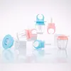 Storage Bottles Plastic Empty Tubes Lip Gloss Cute Ring 8ML Milk-Bottle Shape Blue Pink 30/50pcs Bottle Containers Cosmetic Lipgloss