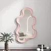 Wall Mirror for Bedroom Bathroom Kawaii Makeup Mirror House Decoration Living Room Decoration Home Decor 240410