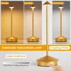 Lampes de table de table Rechargeable Creative Touch LED Light for Bar Coffee Bedroom Restaurant Night Mushroom Bureau Lampe décorative