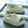 Slipper Summer Baby Maddler Kids Взрослые скользят на пенистых мальчиках для девочек Candy Coland Kids Brand Brand Sandals T240415