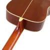 Guitare main gauche 41 pouces Guitare acoustique Design en coupe couverte haute brillante sapele top 12 cordes folk guitare avec eq