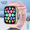 Uhren Lige Smart Watch für Frauen Voll -Touchscreen Bluetooth Ruf wasserdichte Uhren Sport Fitness Tracker SmartWatch Lady Reloj Mujer