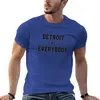 Herrtankstoppar Detroit vs Everybody T-shirt Blus Anime Summer Top T-shirts For Men Cotton