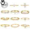 Feate gioielli con top venduti 925 anelli di collegamenti a catena in argento sterling per donne 18k in oro europeo 925 gioielli in argento