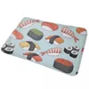 Baignier tapis de cuisine de cuisine porte de douche de douche