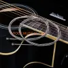 Guitar Ziko Electric Bass Guitar Strings Nickel skulle 4 String 5 String 6 String Heavy Metal Rock Guitar Accessories