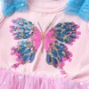 Платья девочки Vikita Girls Butterfly Sequined Платье детские платья летние безрязы