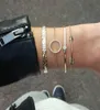 New Fashion Crystal Bracelet Women Circular Arrow Is Concave And Convex Bangle Bracelet Combination Four Whole2296031