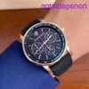 Causale AP pols Watch EPI Code 11.59 Serie 26393or Rose Gold gerookt Purple Plate Mens Fashion Leisure Business Sports Chronograph Watch