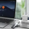 İstasyonlar USB HUB 3.0 Tip C - USB 3.0 Dock İstasyonu Multi USB Sıçrağı Oower Adaptör 4/7 Port RJ45 4K MacBook Pro dizüstü bilgisayar aksesuarları