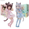 Action Toy Figures 18CM Cat Maid Anime NEKOPARA Figure Chocolates Vanilla Cute Pretty Cat Style Model PVC Static Child Toys Collectible Gift Doll Y240415