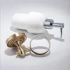 Liquid Soap Dispenser Bathroom Accessories Brushed Gold Brass Carved European Hardware Pendant 9268K