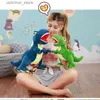 Animaux en peluche en peluche 1pc Dinosaur mignon toys kawaii moelleux Tyrannosaurus rex cadeaux d'anniversaire pour enfants animaux en peluche dino enfants poupée pour garçons l47