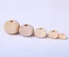 Wood White Round Spacer Bead smycken för armband DIY -smycken som tillverkar 68101214 16MM9438977