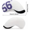 7pcs Premium Neopren Golf Wedge Headcovers Set 48 50 52 54 56 58 60 Grad Club Head Cover weiß farbenfrohe Nummer 240411