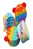 Giocattoli di agitazione per la moda sensoriale cartone animato bolla spinta bolla arcobaleno anti -stress bambini educativi e decompressione degli adulti T8193182