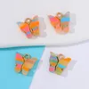 Charms 14 13mm 20st Colorful Harts Acrylic Fjäril Pendant Special Present Diy Armband Halsbandörhängen Making Craft Supplies Smycken